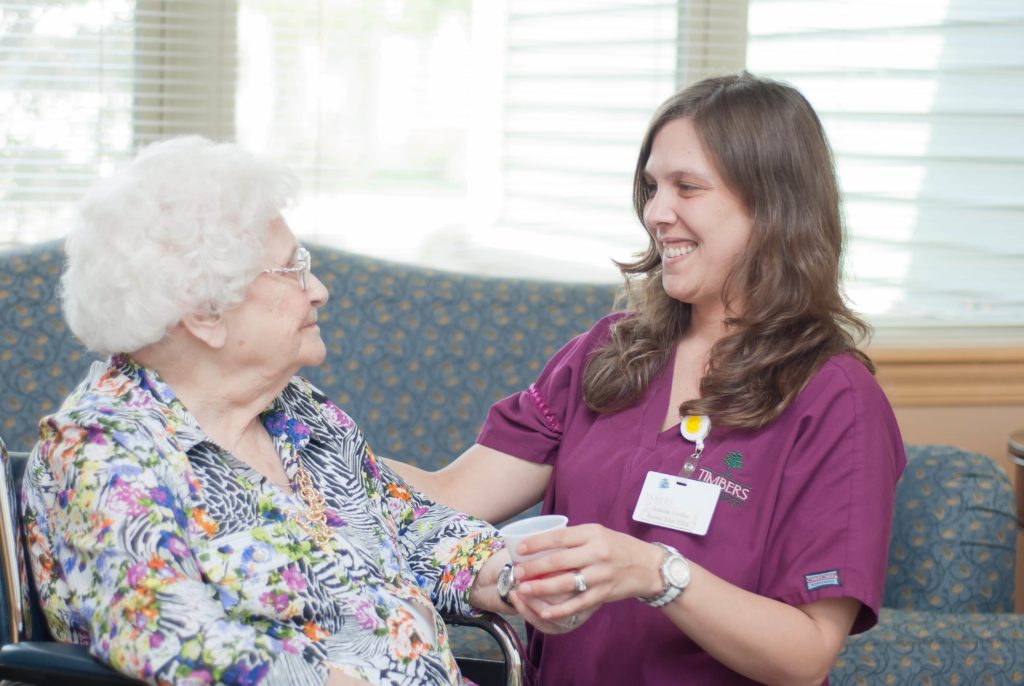 Senior and Care Giver at Timbers of Shorewood