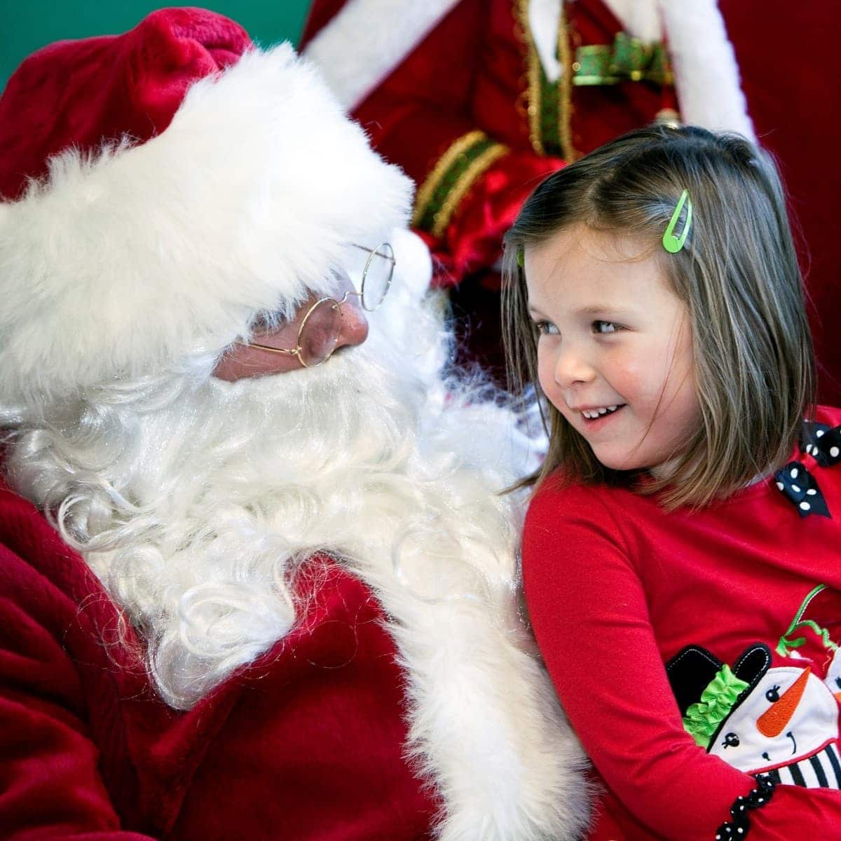 Santa Listens to Christmas Wish at Timbers of Shorewood