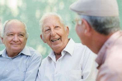 Three Seniors Talking