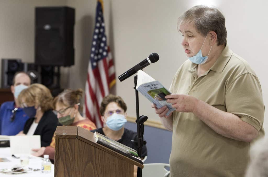 Steven James Cordin and Authors from the WriteOn Joliet club visited Timbers of Shorewood