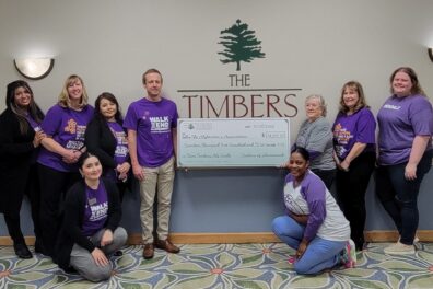 Timbers donation to ALZ