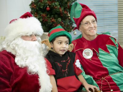 Santa with Kid