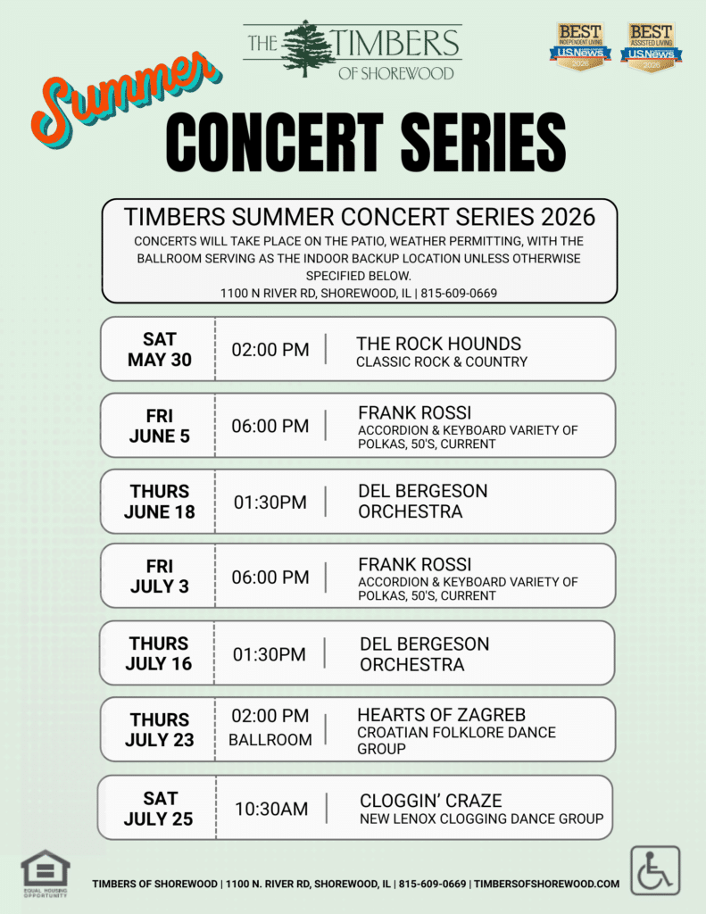 Timbers Summer Concert Series Flyer